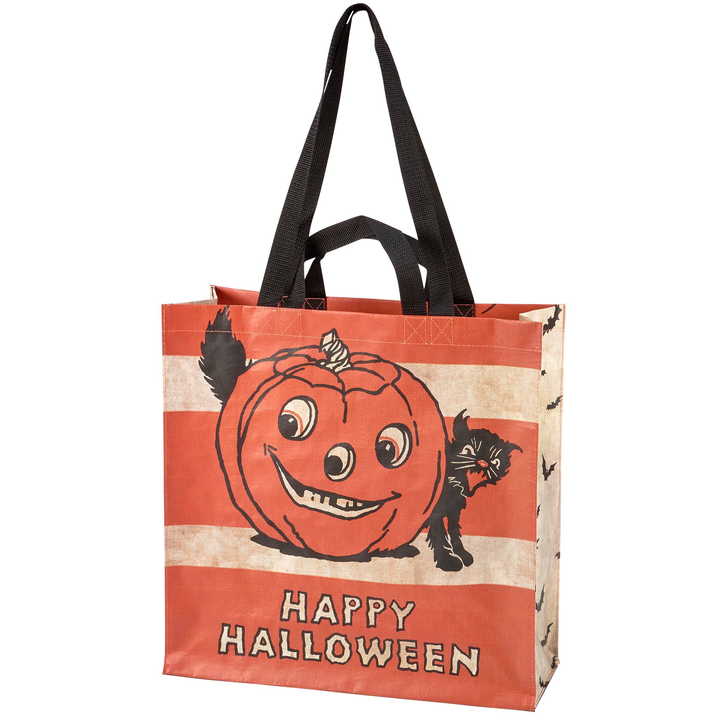 Primitives by Kathy - Wholesale Tote Bag - Unisex - Vintage Halloween Market Tote1