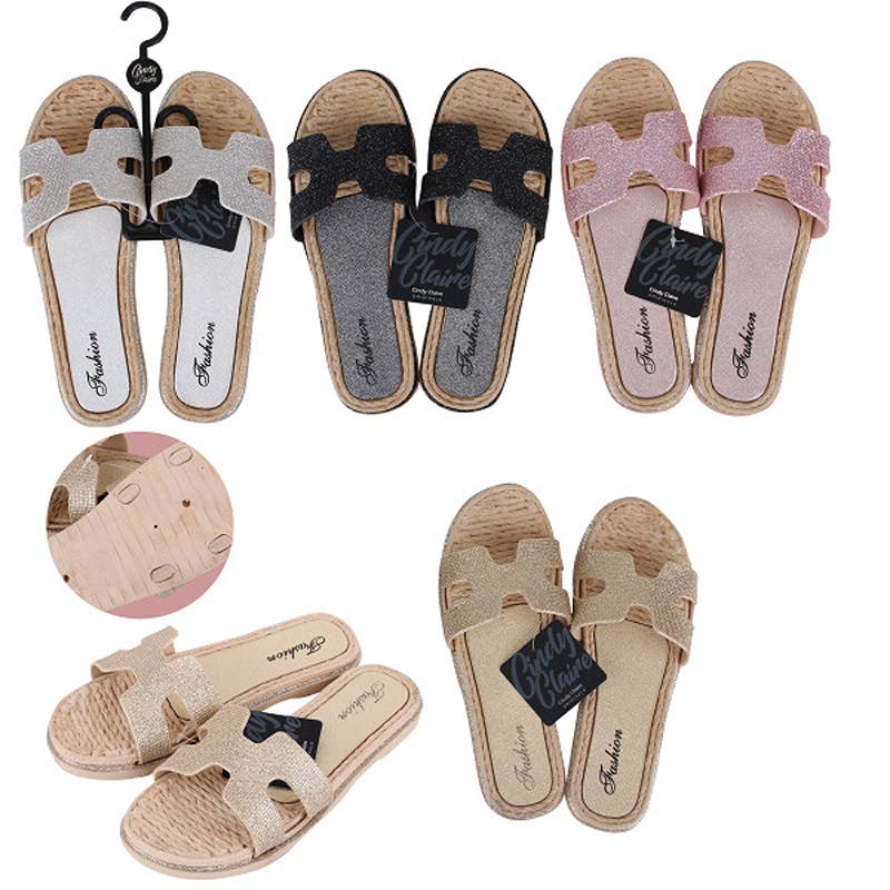 Deluxe Import Trading - Wholesale Sandals - Women's - CC Sandal Ladies Stones H Style0