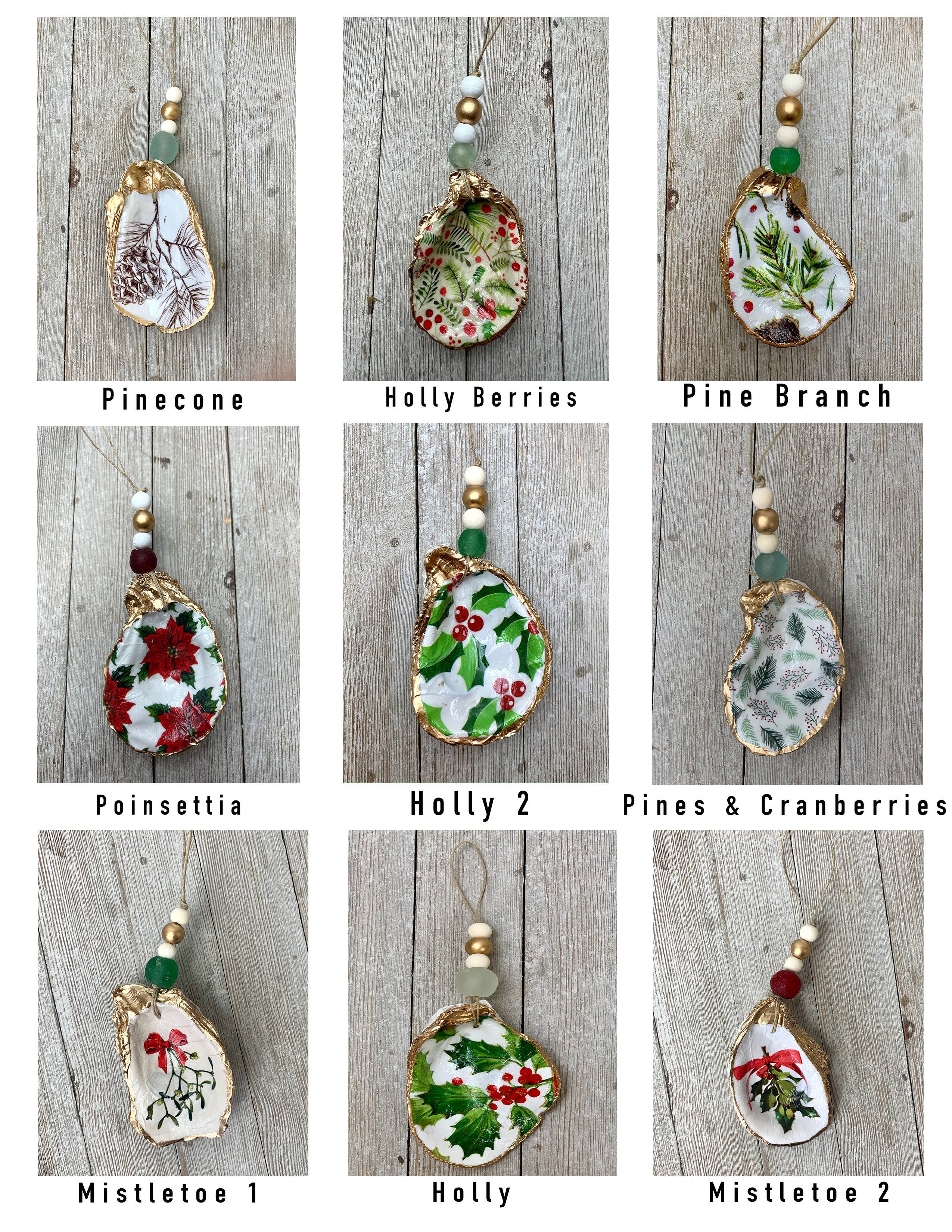 Ten Twenty Six Designs - Vendita all'ingrosso Decorazione - Ornamenti per ostriche - Disegni natalizi decoup8