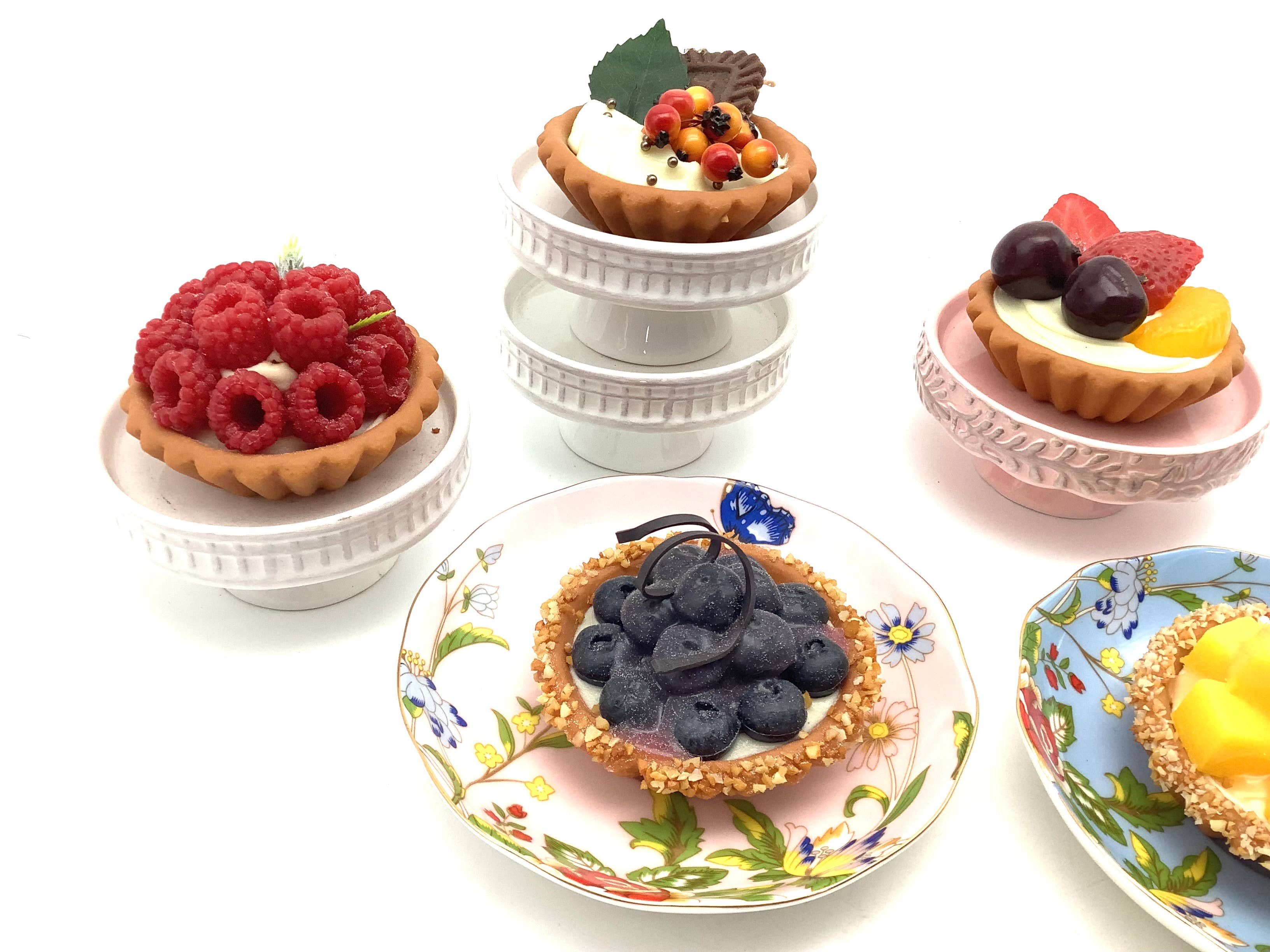 All Little Cute Things - Wholesale Decorative Tabletop Object - Tea Room Bakery Decor Display Photo Props Faux Tart Pies7