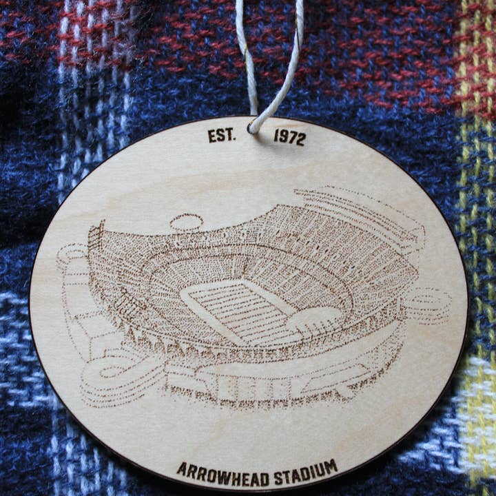 Arrowhead Stadium - Kansas City Chiefs - Stipple Drawing voor wholesale door Designs By Patterson