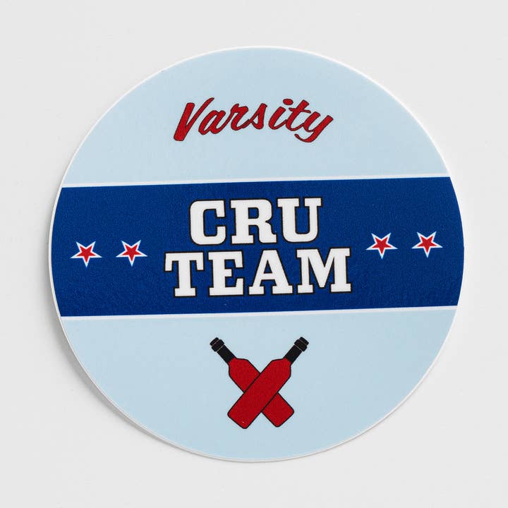 Pegatina del equipo universitario de remo para venta al por mayor de Questionable Designs