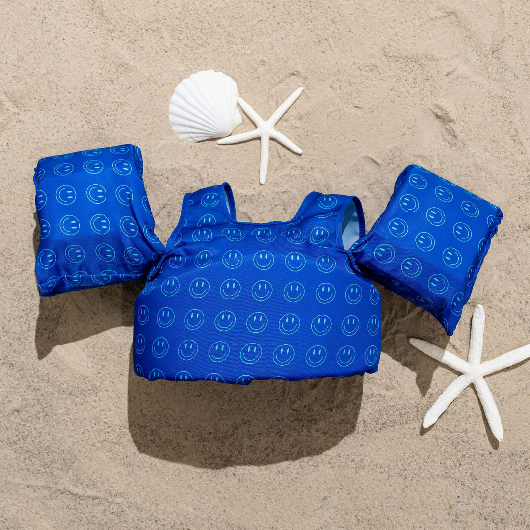 Drip Floats - Wholesale Beach/Pool Toy - Kids & Baby - All Smiles (Blue) Kids Float1