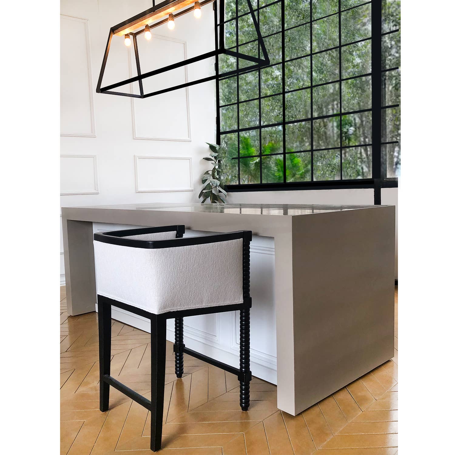 Peninsula Home Collection - Vendita all'ingrosso Sgabello - Sgabello da banco Harris3