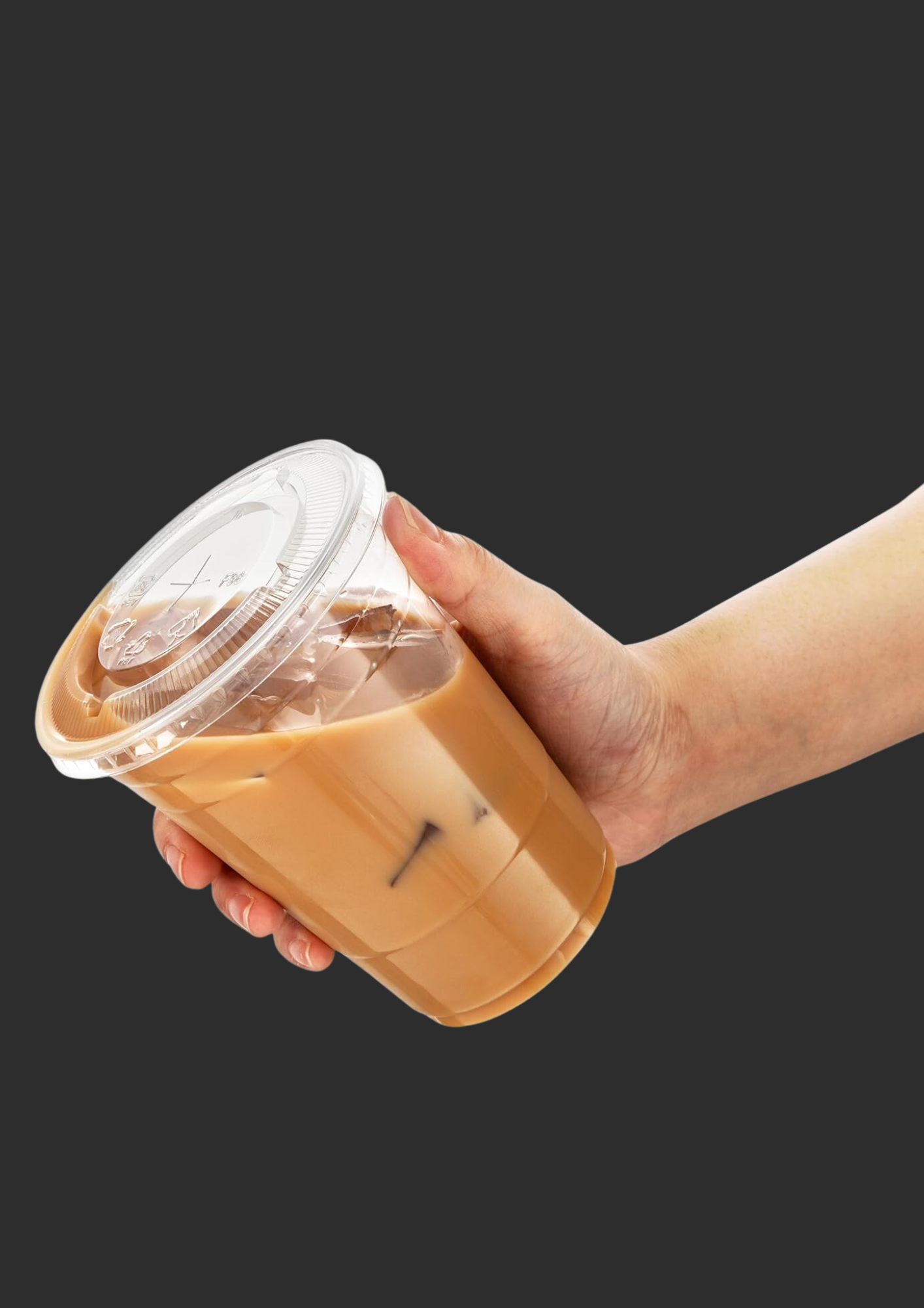 UNIMIX FLORAL - Wholesale Disposable Cup - Disposable PET Cup & Lid 98mm In Various Sizes & Types 50/PK12