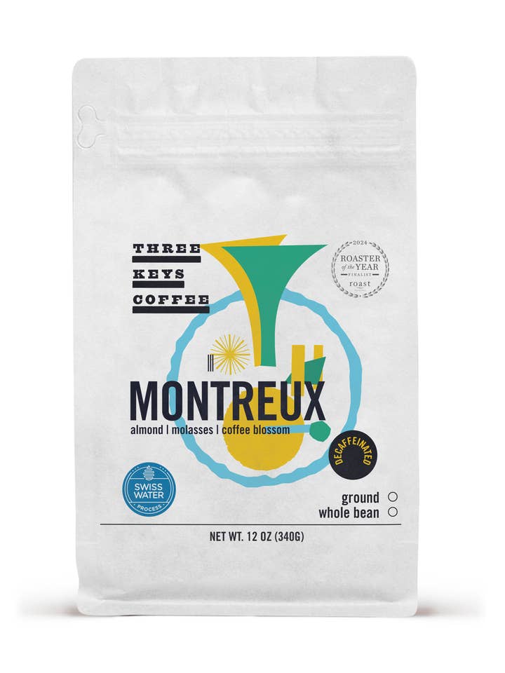 Montreux - Swiss Water Process Decaf for wholesale by Three Keys Coffee