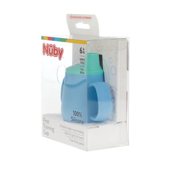 Nuby - Wholesale Drinking Glass/Cup - Kids & Baby - Nuby 100% Silicone First Training Cups, Free Flow Spout, 2oz29