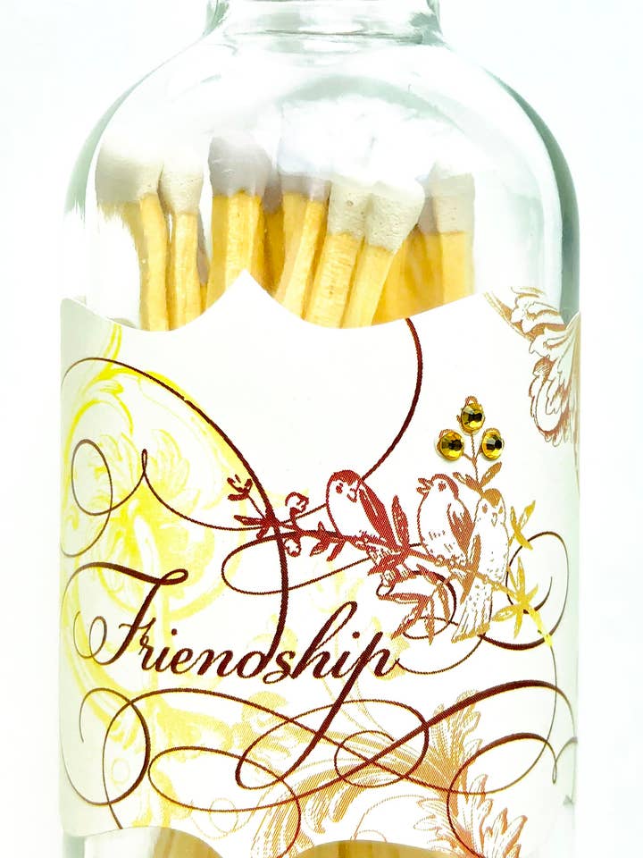 7,6 cm fiammiferi amicizia per la vendita all'ingrosso da parte di Love & Luck Greetings