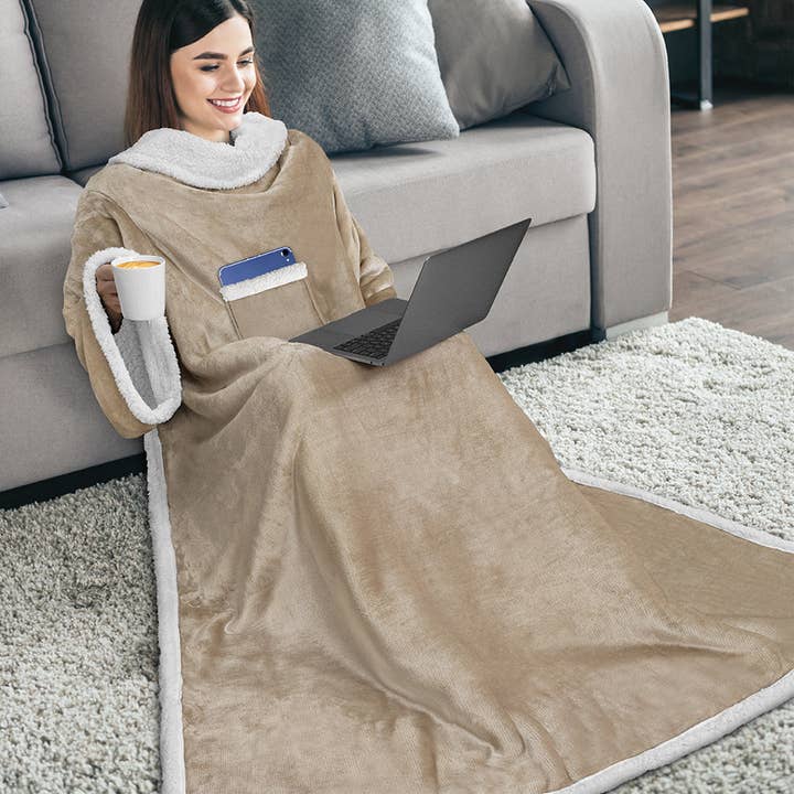 Pavilia - Vendita all'ingrosso Plaid - Coperta con maniche - Tasca applicata172