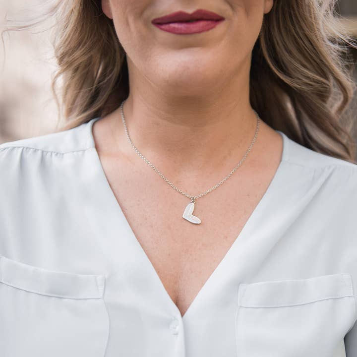 Heart Pendant Necklace for wholesale by Modern Merrigold Jewelry Co