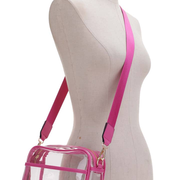 Isabelle Handbags - Wholesale Crossbody Bag - Women's - CR20413 Clear Crossbody Camera Bag