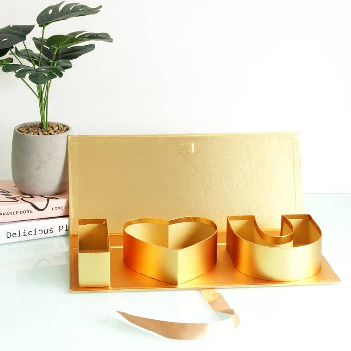 Elegant Design Supply – wholesale Gift box – I Love You Fillable Letters Box with Ribbon13