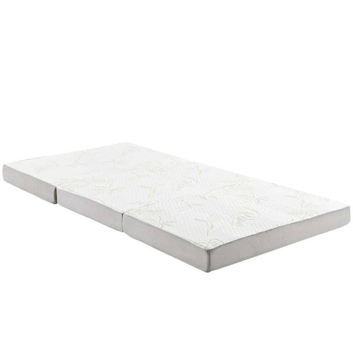 Relax 39 x 80 x 4 (Twin XL) Tri-Fold Mattress Topper for wholesale by Modway