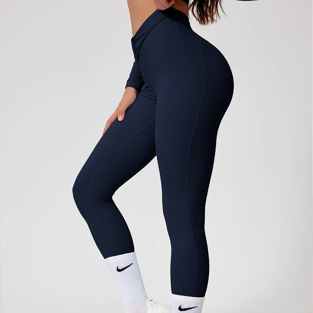 Sodalemon – Großhandel Sport-/Lounge-Leggings – Damen – Damen Hochtaillierte Nahtlose Yoga-Leggings mit Nacktgefühl1