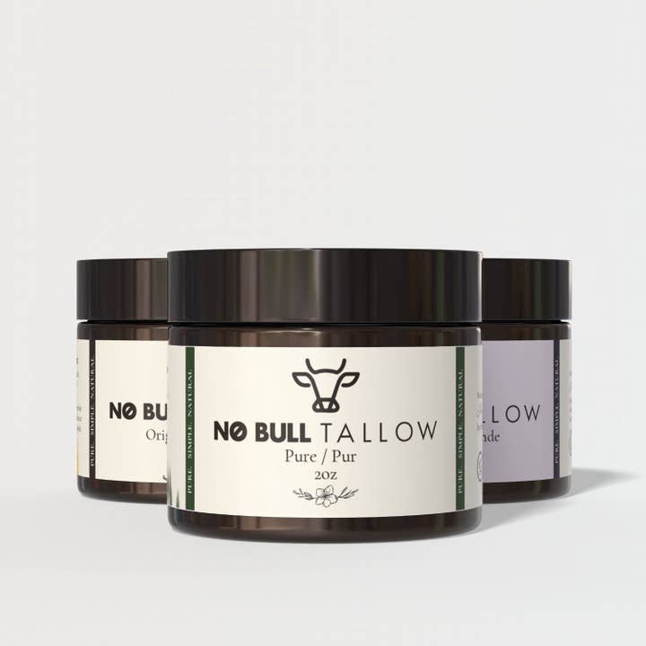 Whipped Tallow Body Butter 2oz / 60ml for wholesale by No Bull Tallow