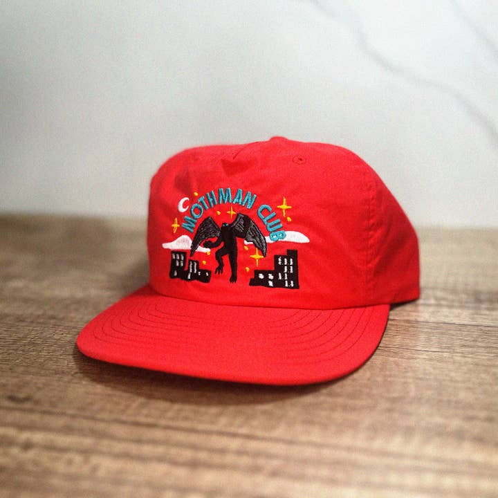 The Space Bureau - Wholesale Trucker Hat - Unisex - Mothman Cryptid Club Surf Hat