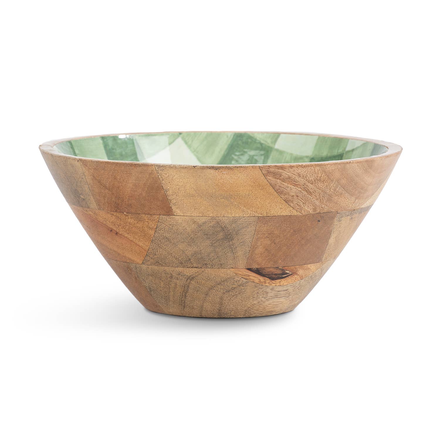 Conimar Promotions - Wholesale Serve Bowl - Limited Edition Plaid Mango Wood Serving Bowl 2