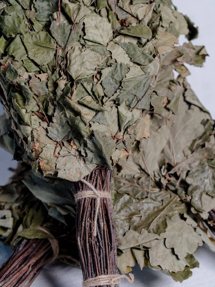 Sauna Besen - Birke, Eiche, Vogelbeere für den Großhandel von Nature Lover