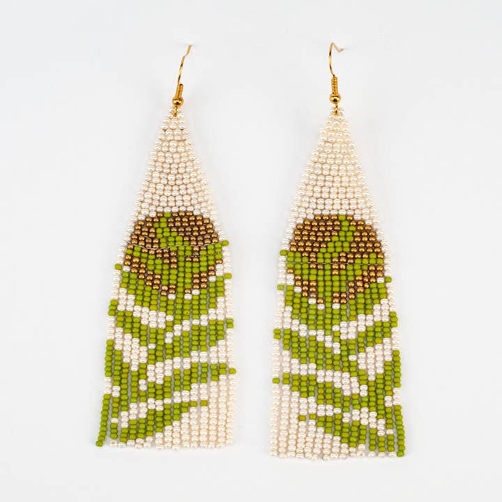 Moonlit Frond Earrings for wholesale by Altiplano