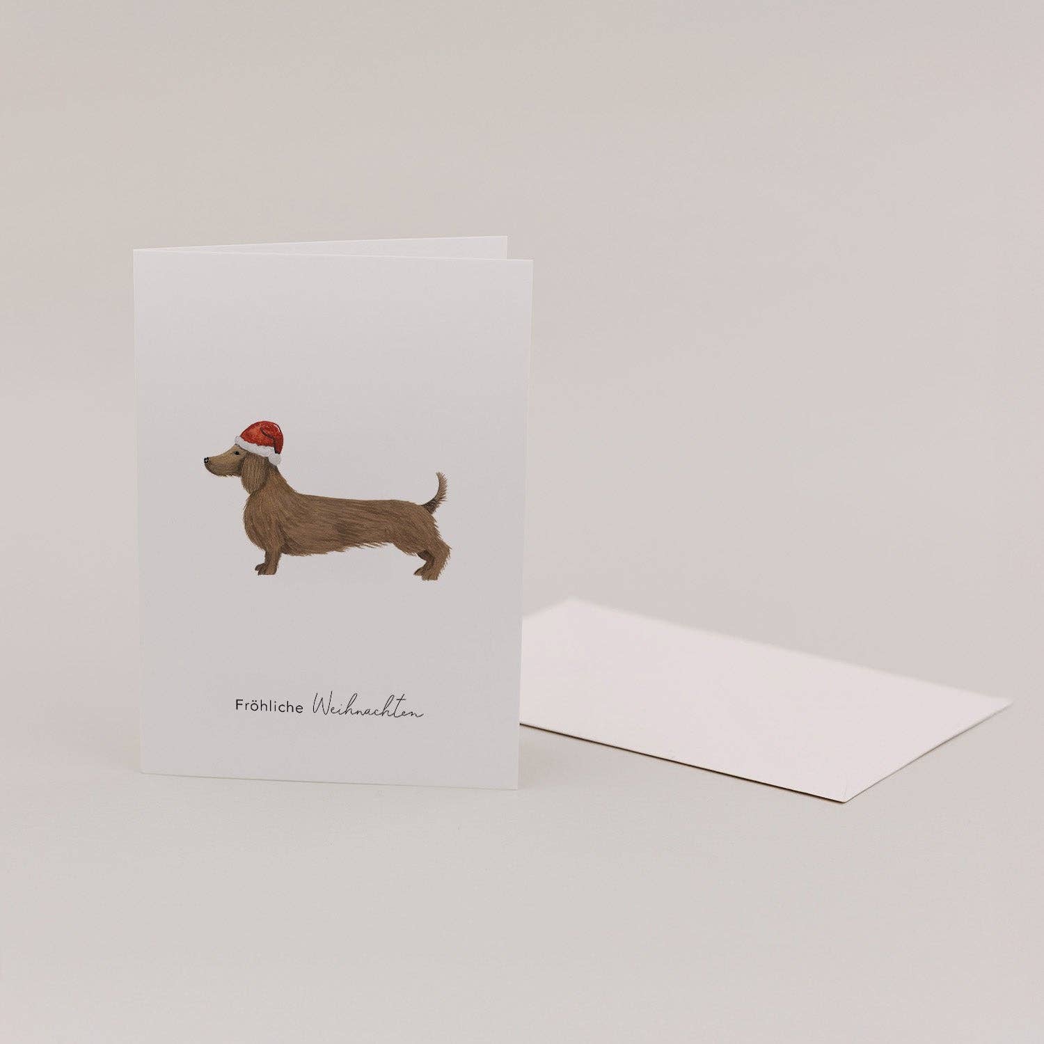 Eulenschnitt - Wholesale Christmas Card - Folded Card Christmas Dachshund (PU = 10 pcs.)6