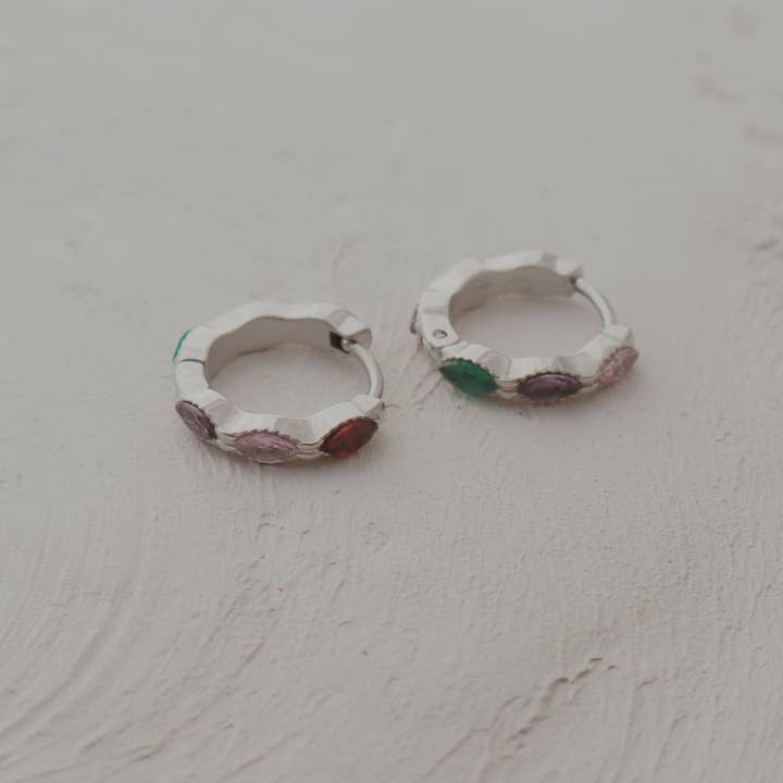 Olive Branch Jewelry & Co. - Wholesale Huggie Earrings - Twinkling Lights Huggie Hoop Earrings6