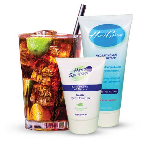 Smuggle Your Booze - Wholesale Hand Cream/Lotion - Combo Pack Hand Creme & Sanitizer With Funnel0