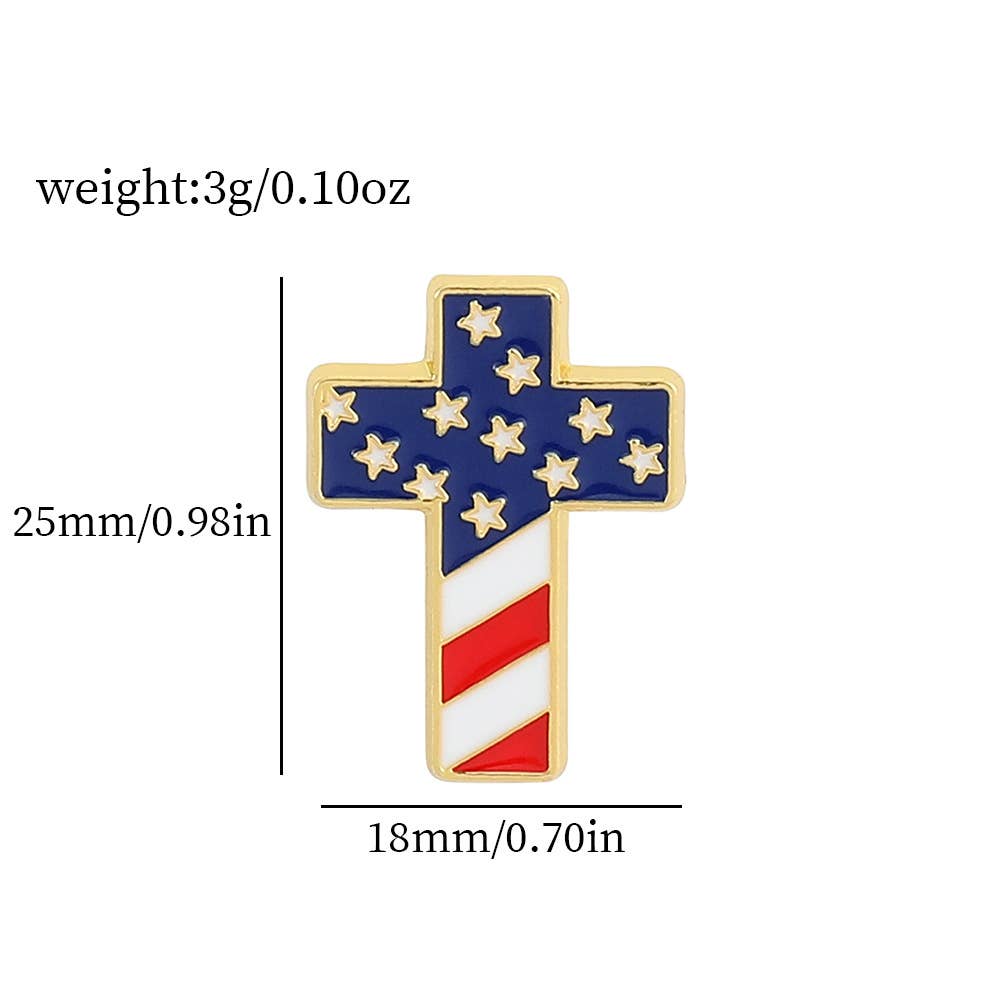Tourtiwi - Wholesale Brooch - National Flag Theme Series Brooch Badge6
