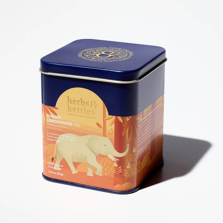 Herbs & Kettles - Wholesale Health/Detox Tea - Ginger Lemongrass Tea1