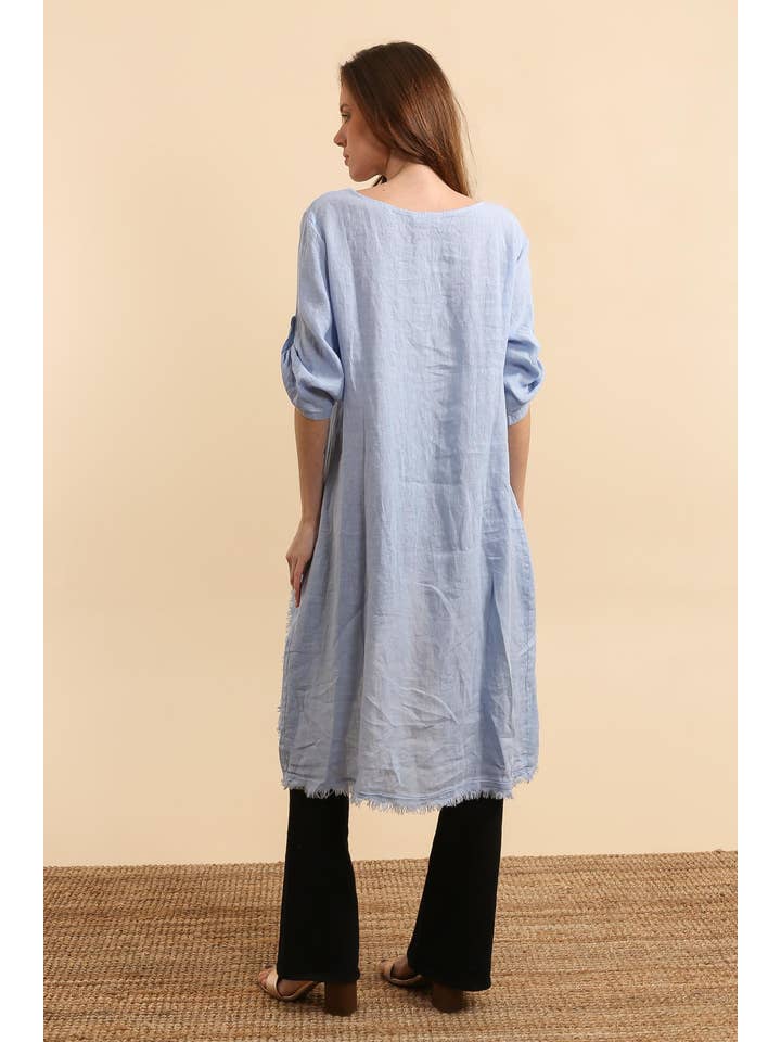 LÉA & LUC – Engroshandel Kjole - Dame – 100% hør kjole REF. 724828