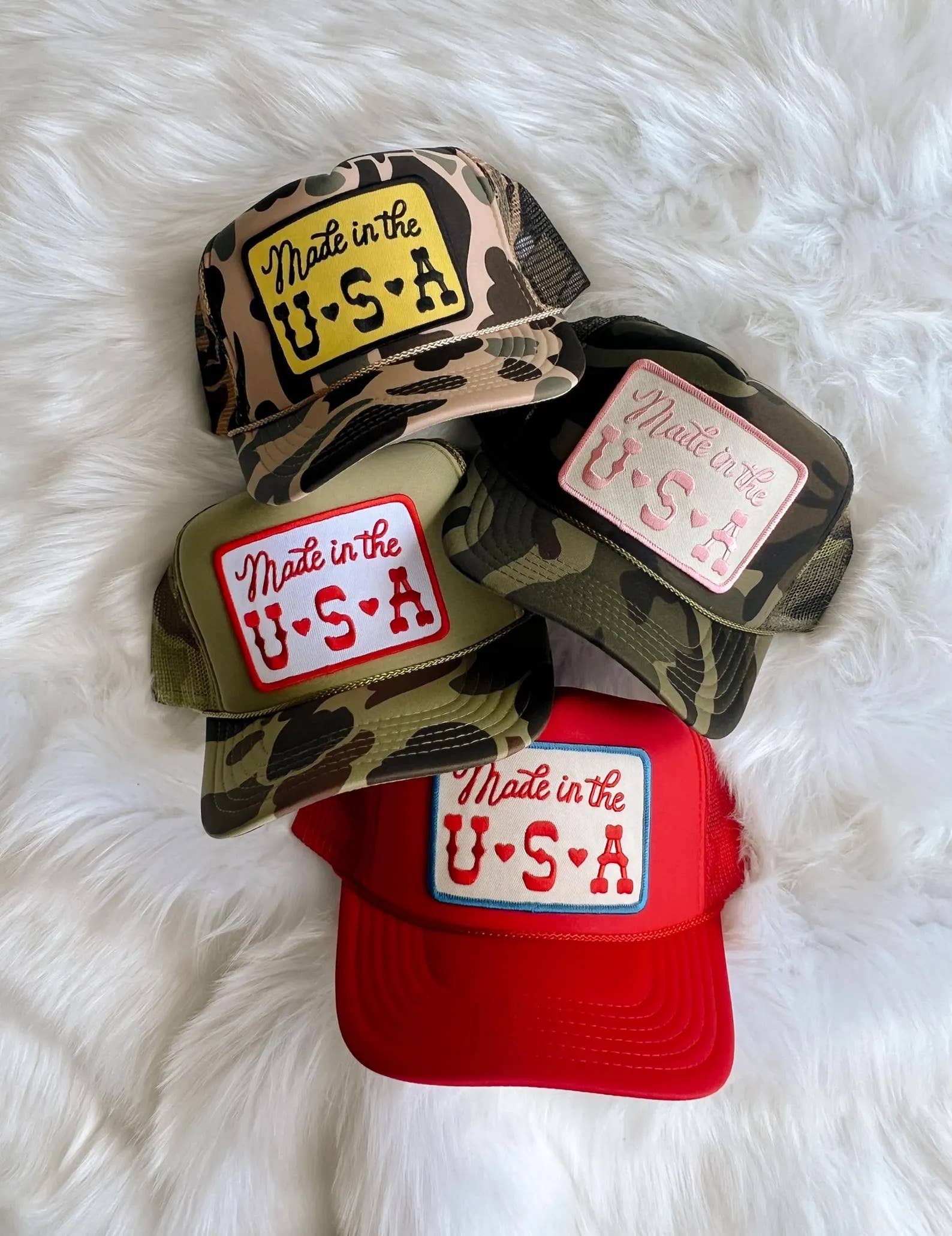 Wilder Made - Vente Casquette de camionneur – femme - Chapeau Patch Trucker fabriqué aux États-Unis1