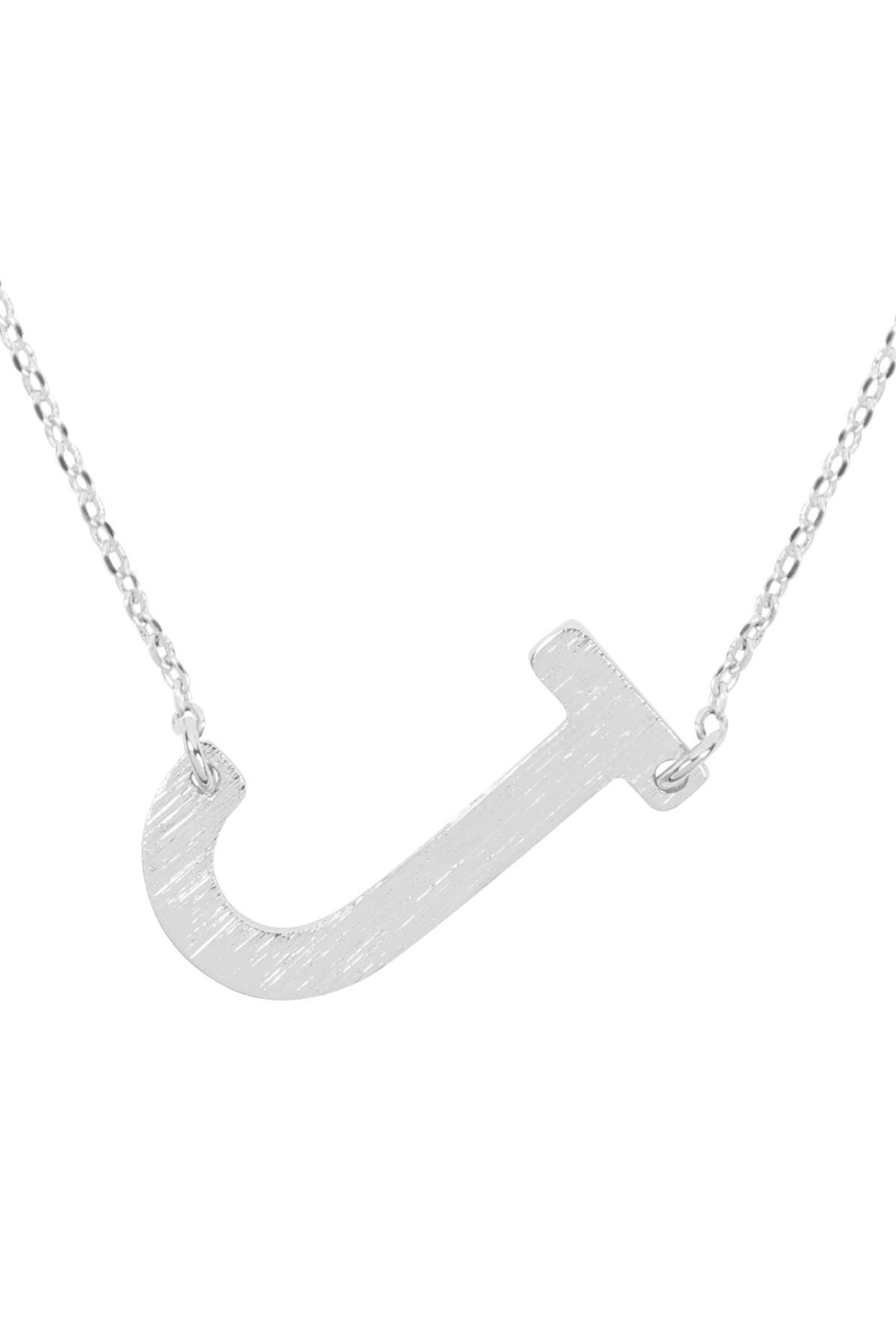 MYS Wholesale Inc - Wholesale Pendant/Charm Necklace - Initial Rough Finish Chain Necklace6