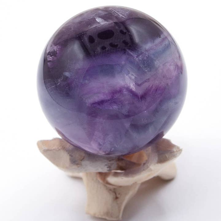 Tiny Rituals - Wholesale Spiritual Stone/Crystal - Rare Rainbow Fluorite Spheres - AAA Premium Quality15