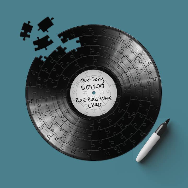 Pikkii - Wholesale Puzzle - Adult - 12" Vinyl Record Jigsaw Puzzle | Personalised Music Gift5