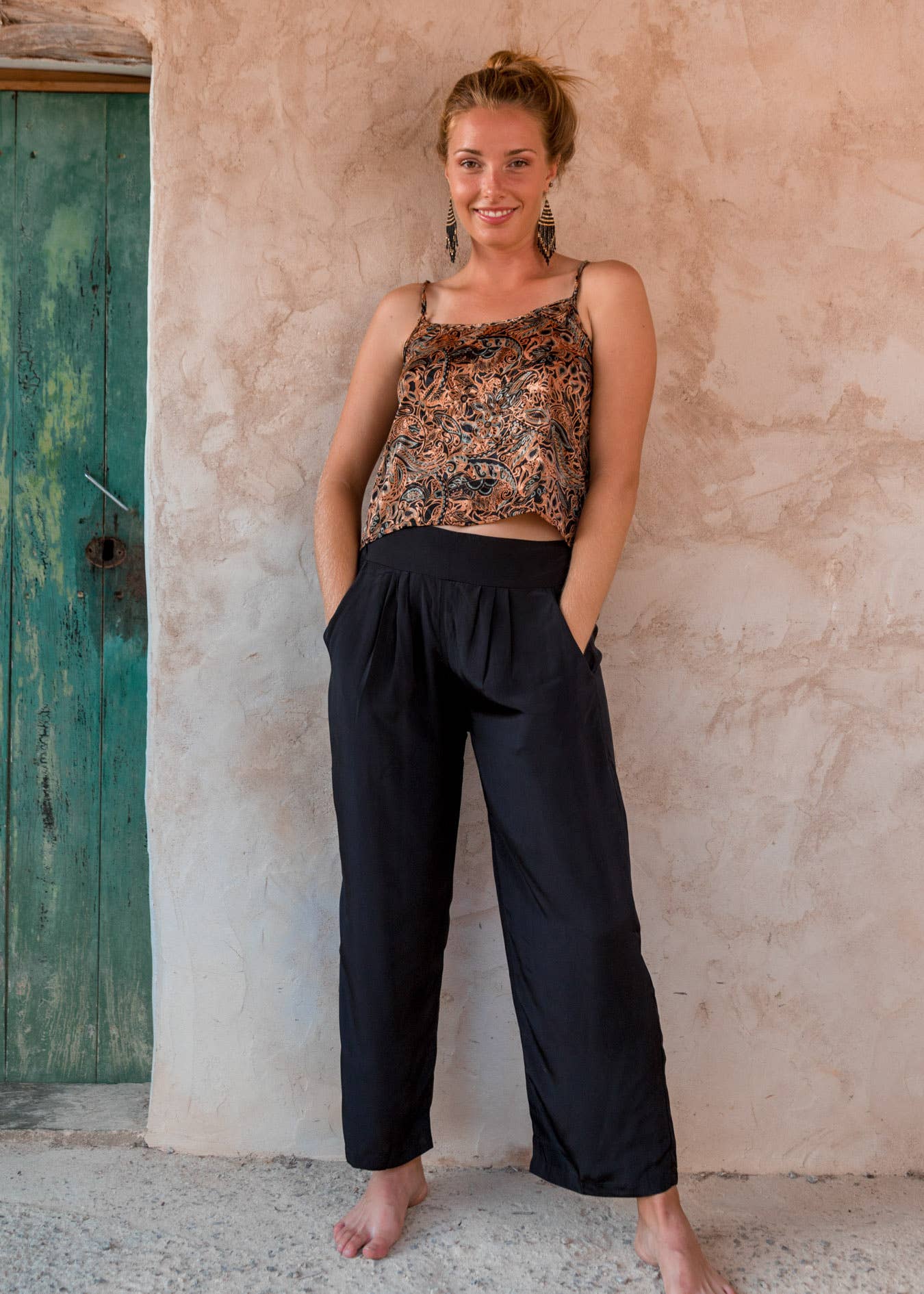 Akiya Ora - Vendita all'ingrosso Pantalone - Donna - Pantaloni in seta2