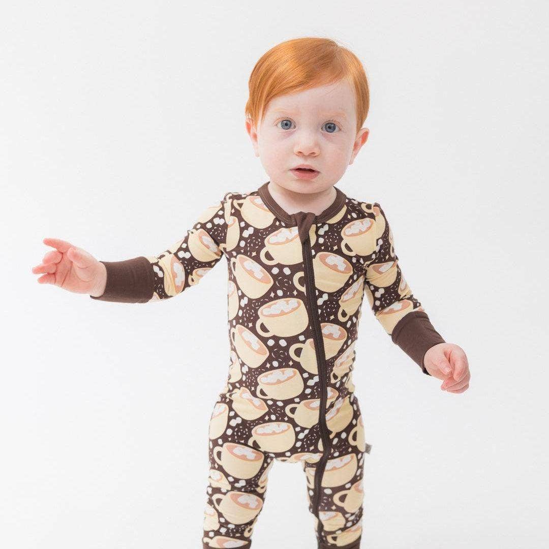 Coconut Pops - Wholesale Sleepsuit - Baby - The Poppy in Hot Chocolate2
