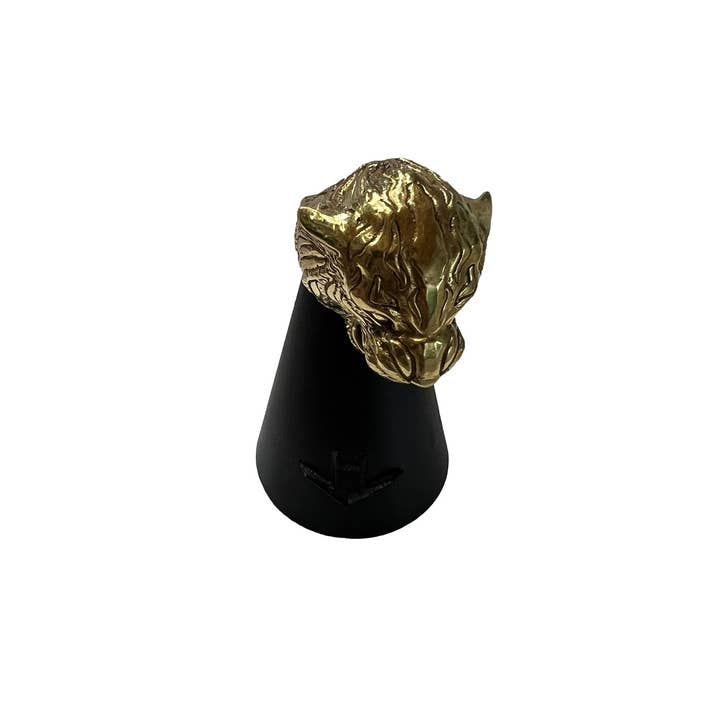 Hi Octane | SilverBotanica - Wholesale Cocktail/Statement Ring - Tiger Big Cat Hear Me Roar Ring7