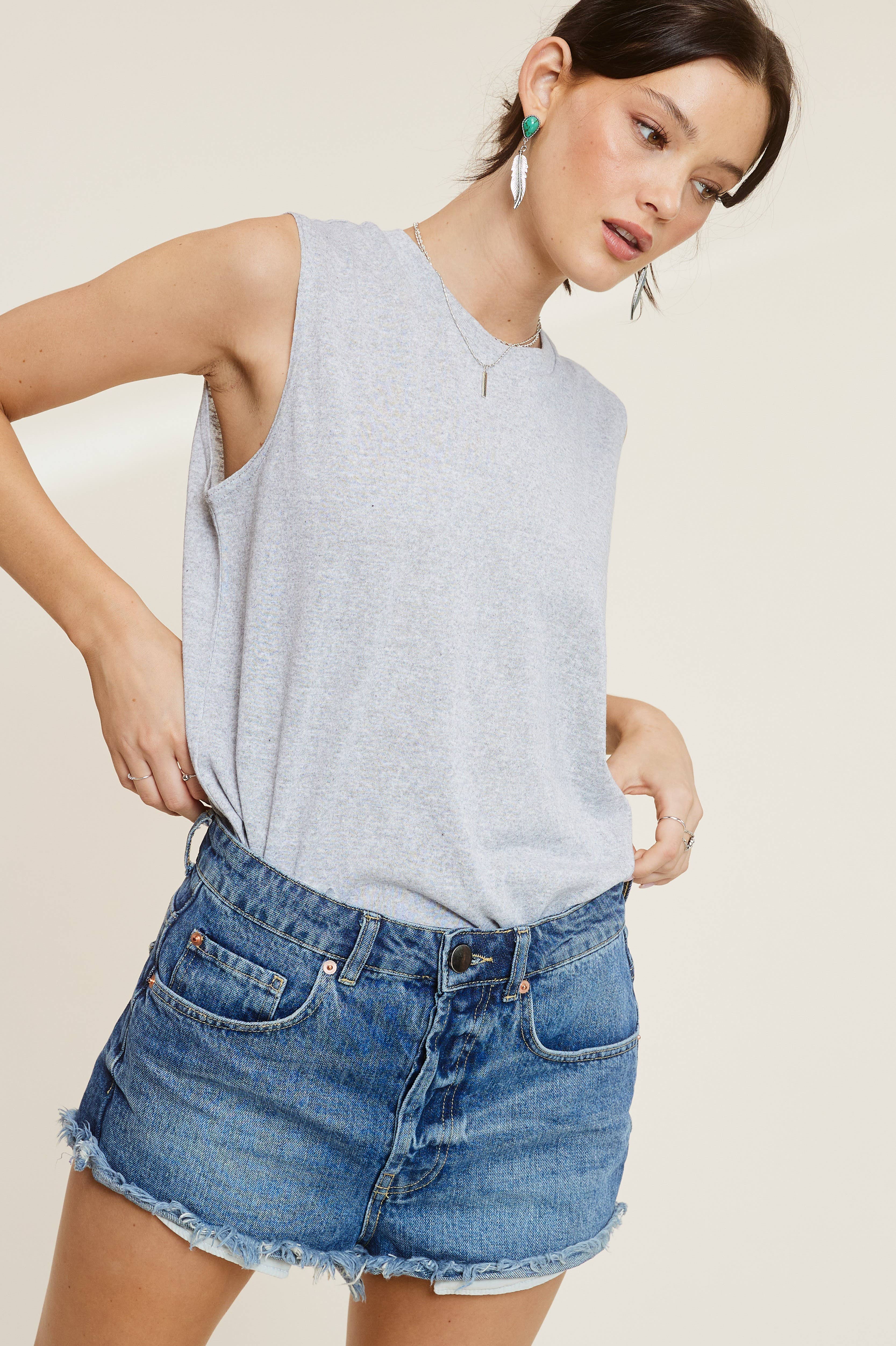 Mimosa - Wholesale Tank Top - Women's - Round Neck Sleeveless Muscle Tank5