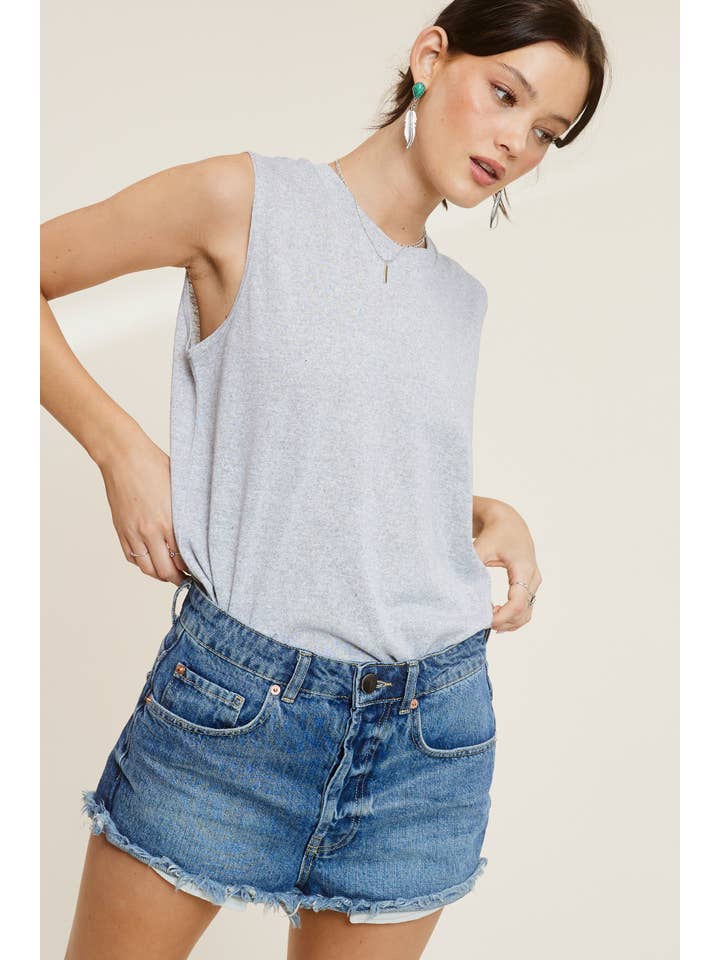 Mimosa - Wholesale Tank Top - Women's - Round Neck Sleeveless Muscle Tank5