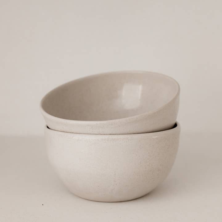 Claycraft - Wholesale Bowl - Handmade stoneware ceramic bowl wabi-sabi Snow Christmas gift5