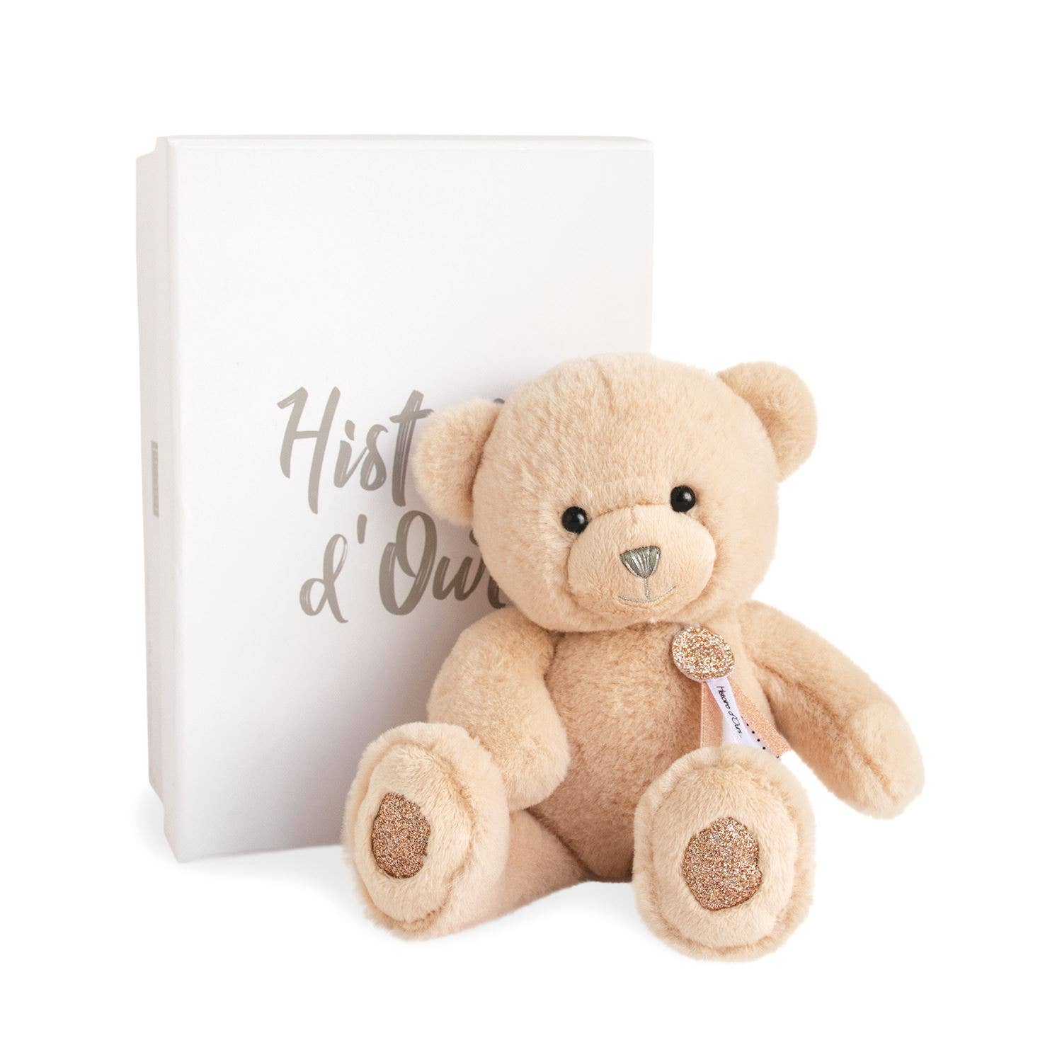 Doudou Et Compagnie - Wholesale Stuffed/Plush Toy - Kids & Baby - Charming Teddy Bear with Glitter Accents3