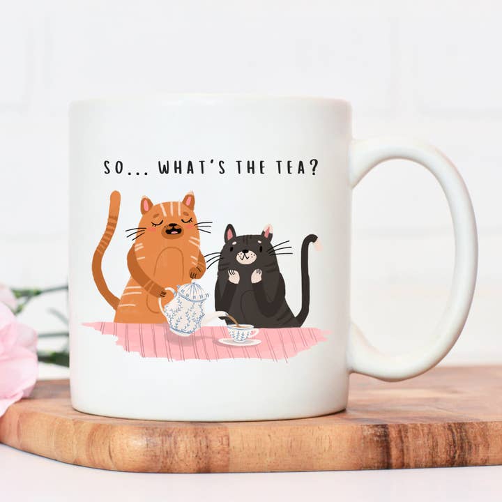 Qu'est-ce que le thé... Mug pour la vente par Manta Makes