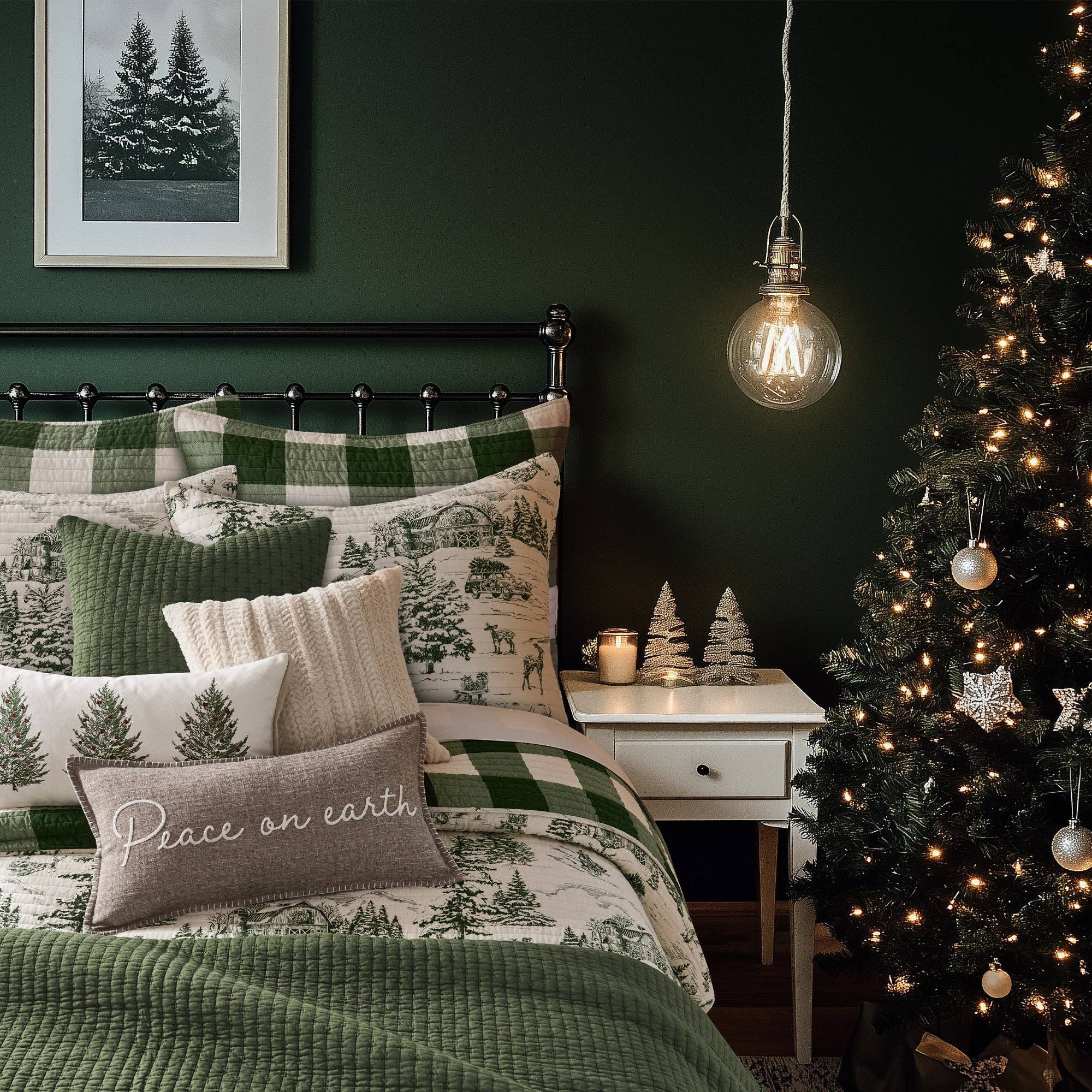 Levtex Home - Wholesale Bedding Set - Winter Sleigh Ride Quilt Set4