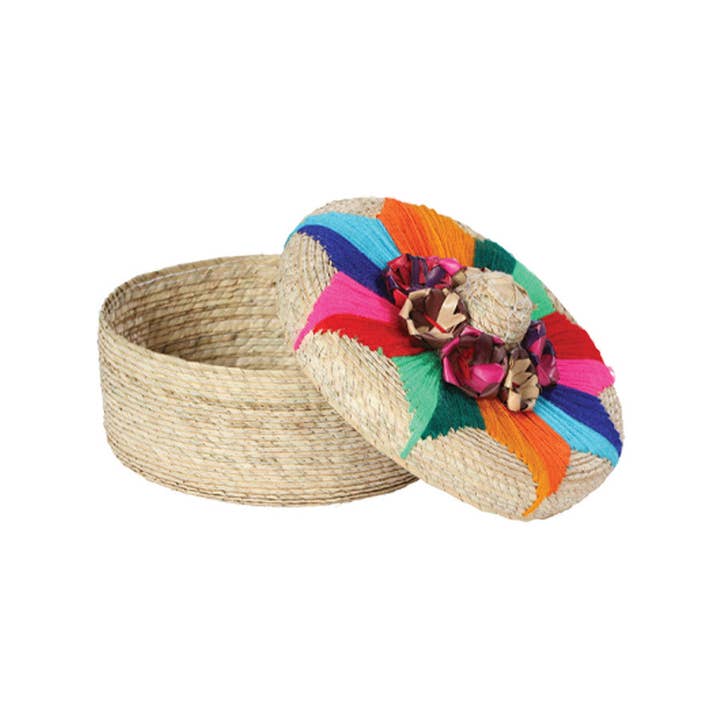 Conejo Western Wear - Wholesale Basket - Tortilla Warmer 100% Palm Leaf Multicolor