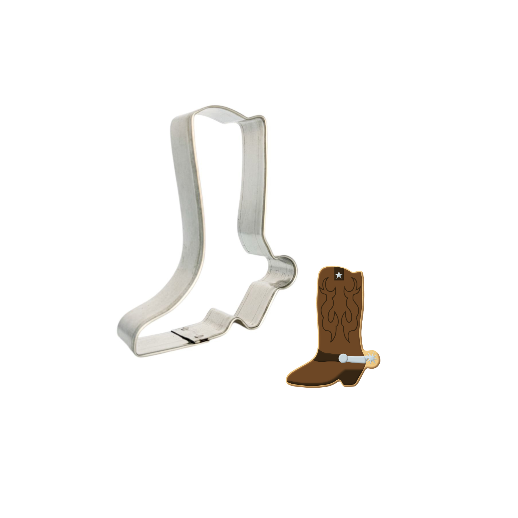 CookieCutter.com - Wholesale Biscuit cutter - Mini Cowboy Western Boot Cookie Cutter 2.25 in M290