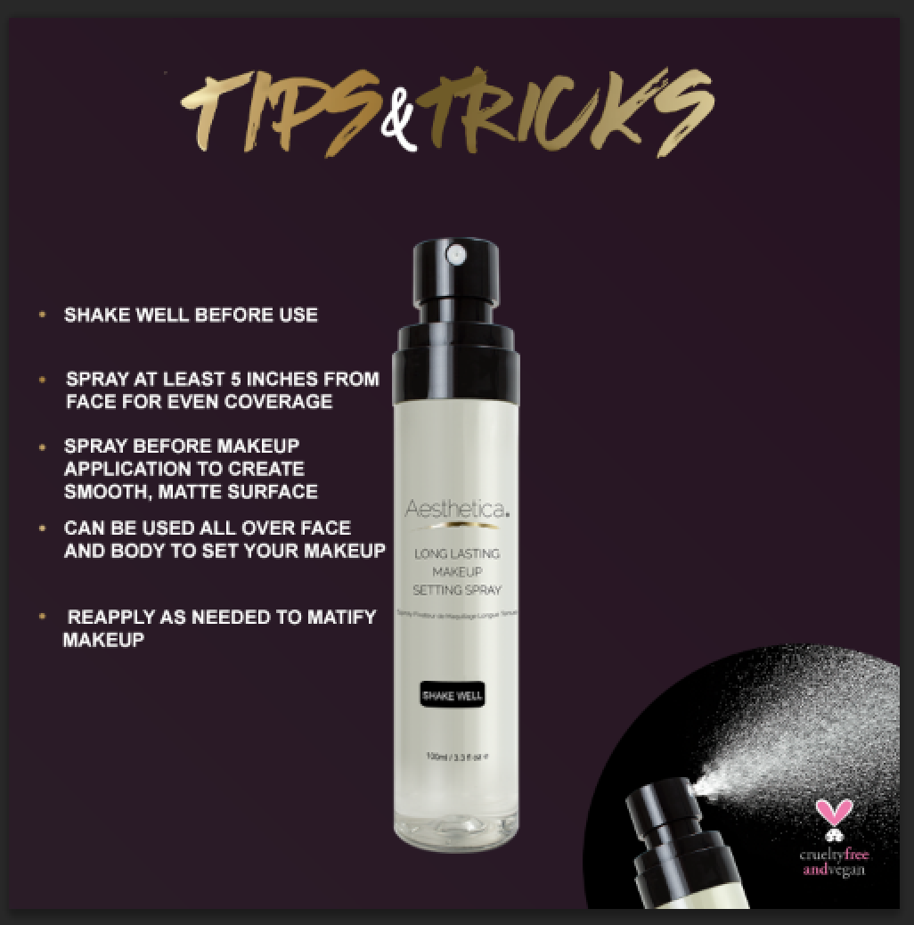 Aesthetica - Wholesale Makeup Setting Spray/Powder - Aesthetica Matte Setting Spray1