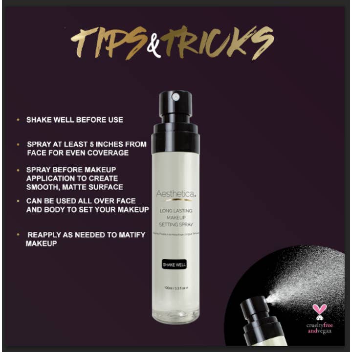 Aesthetica - Wholesale Makeup Setting Spray/Powder - Aesthetica Matte Setting Spray1