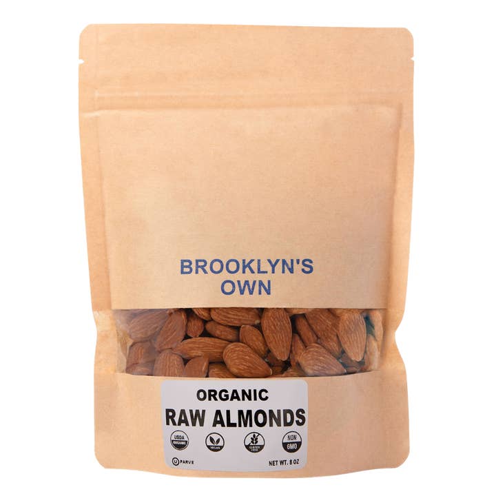 Organic Raw Almonds for wholesale by Brooklyn's Own Coffee