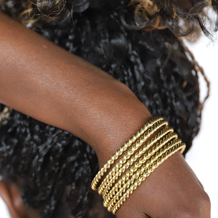 Twist Bangles - Set of 3 for wholesale by Meyelo