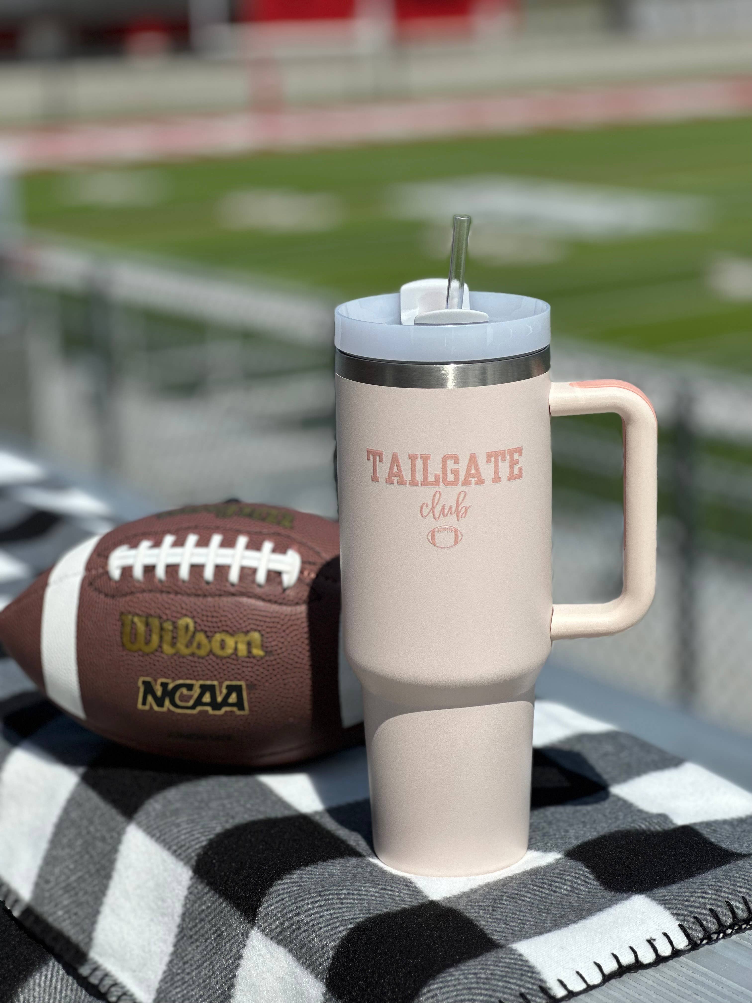 Wholesale The Biggin’ 40 oz. Tumbler [Blush Tailgate Club] for your