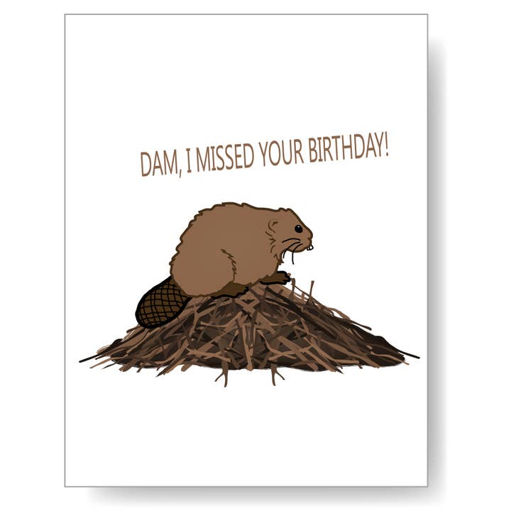 Cavolo, biglietto di auguri mancato per la vendita all'ingrosso da parte di Little Dorset Shop